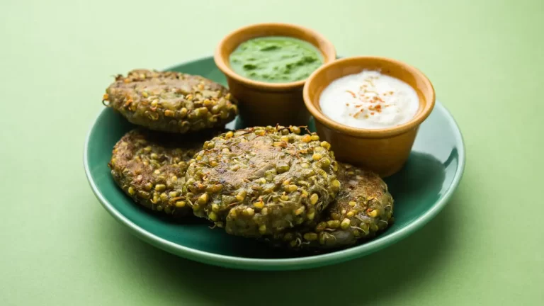 Healthy snack recipe: Try this quick and tasty moong dal tikki chaat