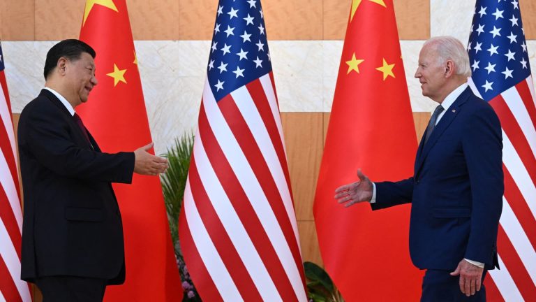 Biden objects to China’s ‘aggressive’ approach to Taiwan in three-hour meeting with Xi