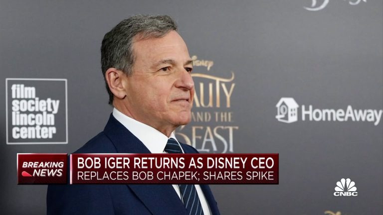 Disney reappoints Bob Iger as CEO effective immediately