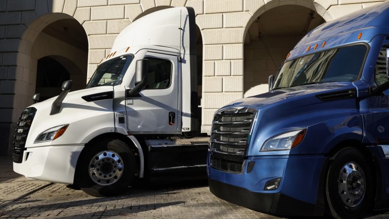 Biden unveils stricter emissions rules for heavy-duty trucks