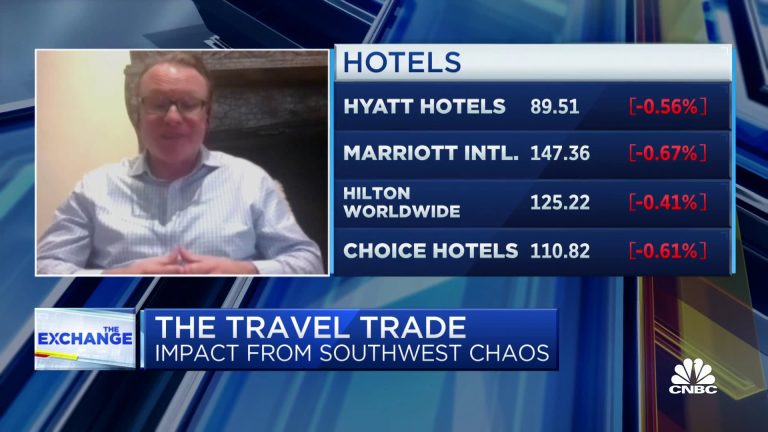 Hotel stocks normally benefit from large airline cancellations like Southwest, says Truist’s Scholes