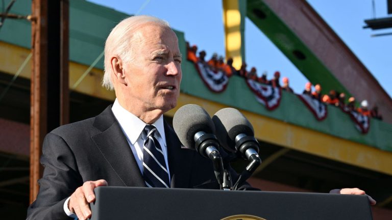 Biden touts latest infrastructure project, replacing the 150-year-old train tunnel in Baltimore