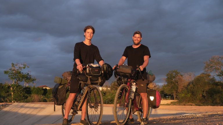 This pair biked from Finland to Singapore