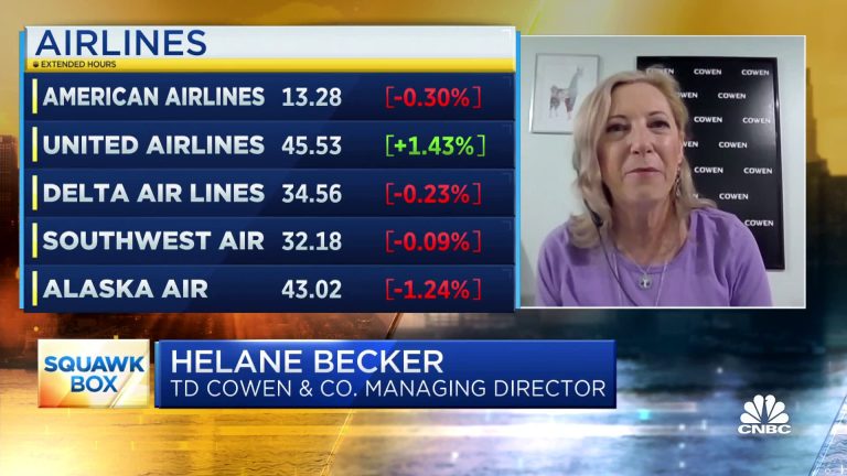 We see record airline revenues in Q2 and Q3, says Cowen’s Helane Becker