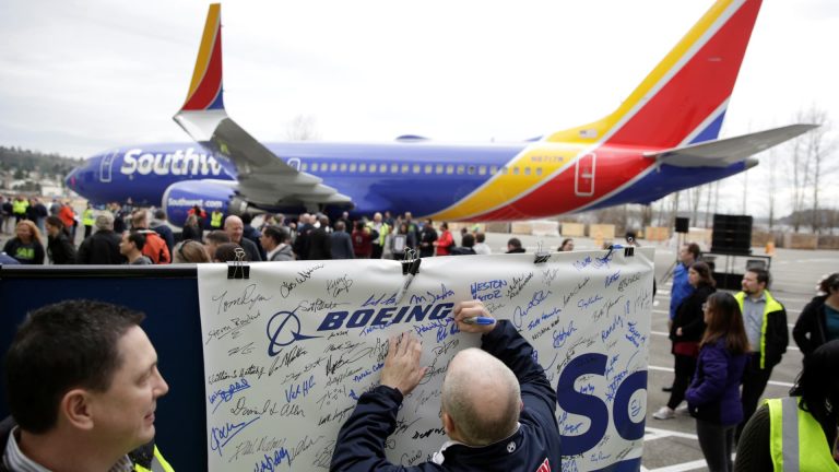 Southwest Airlines scales back hiring because of Boeing delays