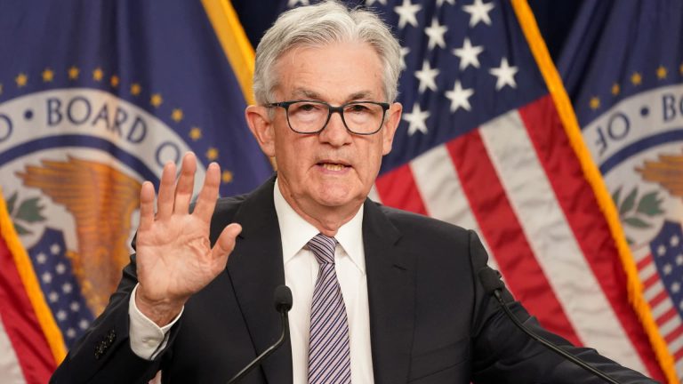 Fed Chair Powell says rates may not have to rise as much as expected to curb inflation
