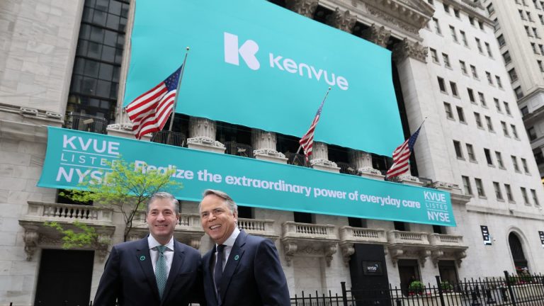 KVUE starts trading on NYSE