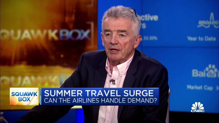 Travel is seen ‘much more as a necessity’ now than a luxury, says Ryanair CEO Michael O’Leary