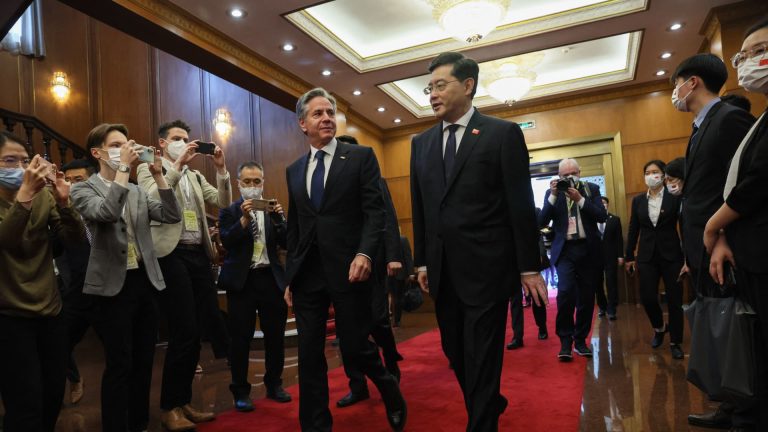Blinken meets Chinese Foreign Minister Qin Gang in high-stakes trip